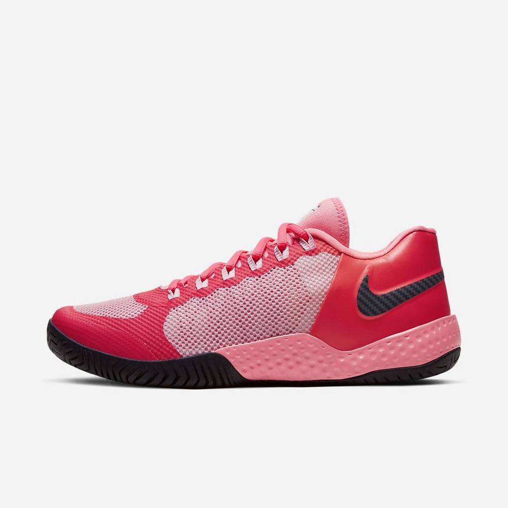 Chaussure De Tennis Nike NikeCourt Flare 2 Rouge 1534-762 Laser Crimson/Sunset Pulse/Pink/Blackened Blue Femme | FNU-96964387